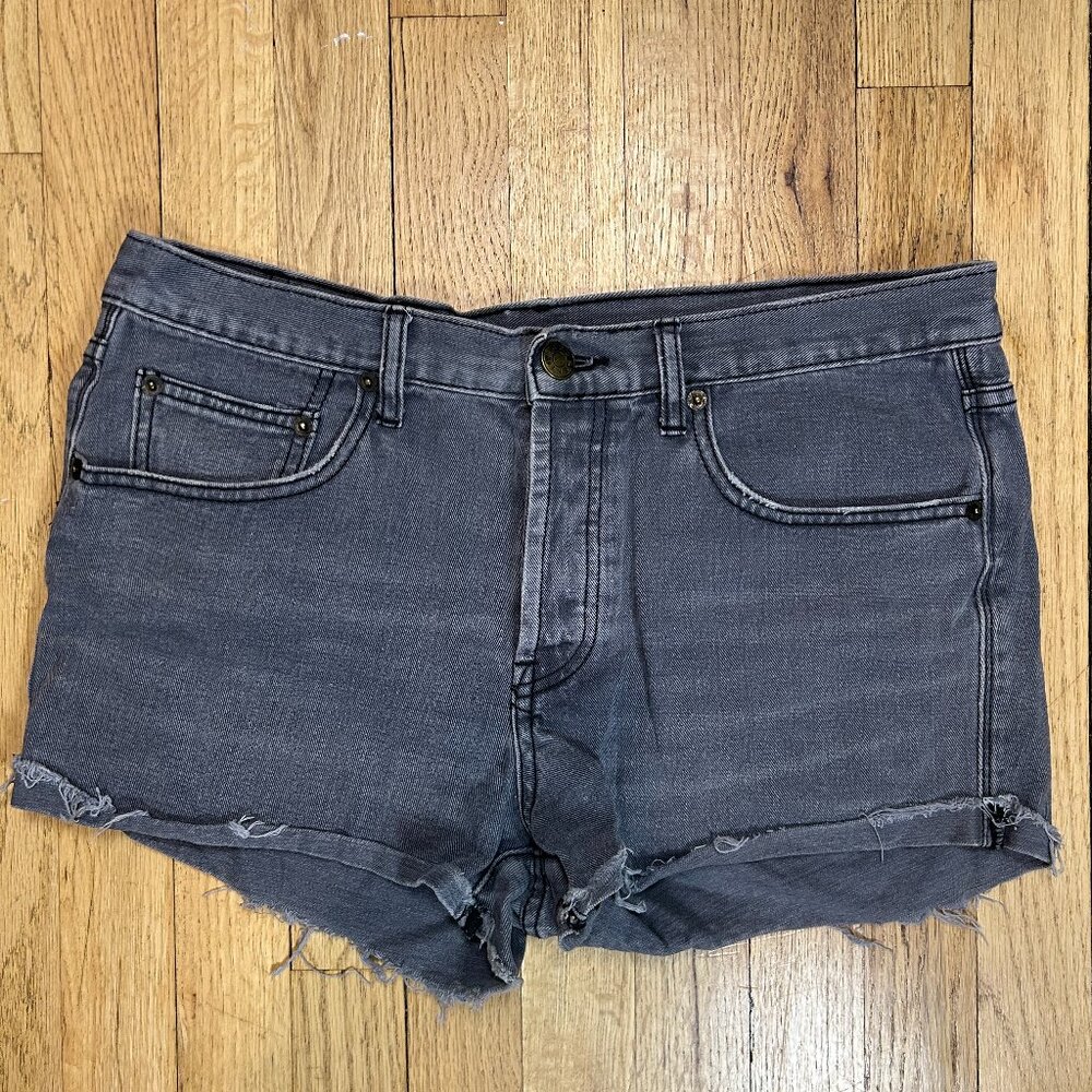 BDG Women's Cutoff Jean Short, Faded Gray